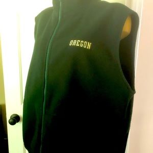 University of Oregon fleece vest